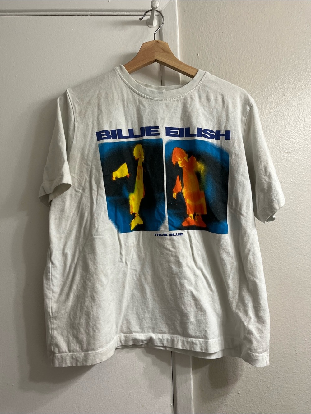 Billie Eilish White Short-Sleeve Graphic Tee